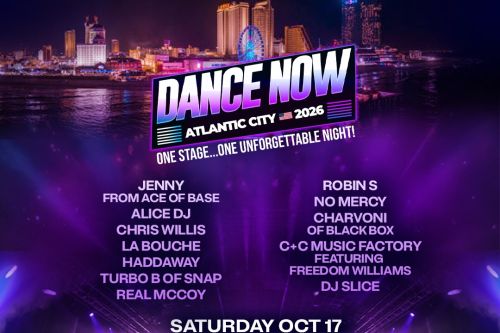 Iconic Radio City Music Hall with neon lights at night in New York City.